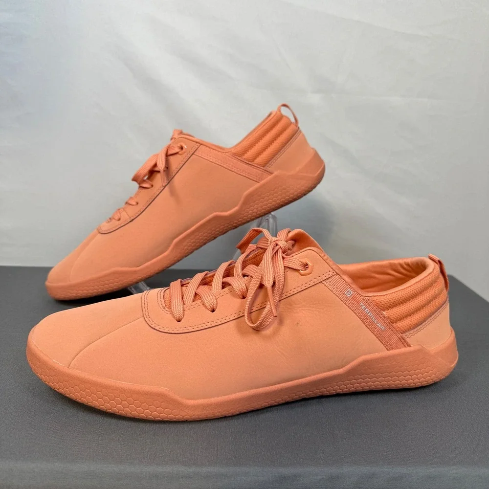 Caterpillar Cat Water Stain Repellent Salmon Unisex Tennis Shoes M 10.5W W 12.5W